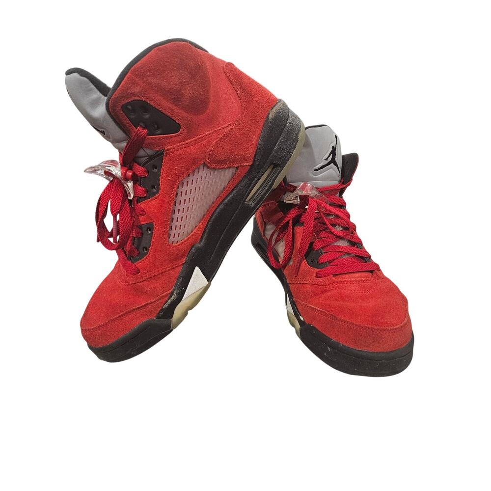 Nike Air Jordan 5 Raging Bull Red Suede DD0587-600 Size 9